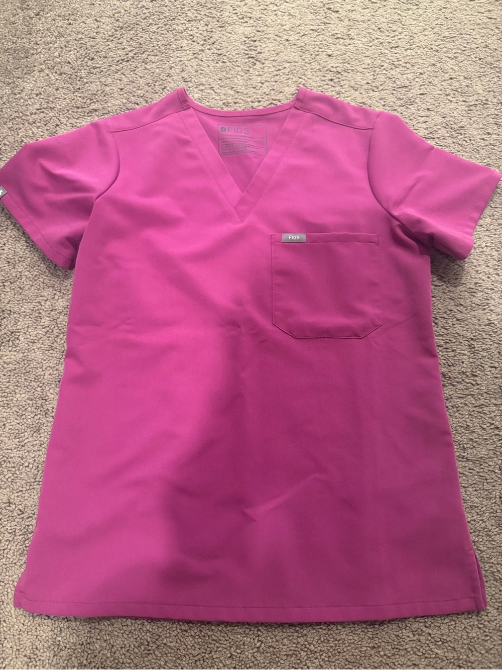 FIGS Catarina scrub top Magenta or Fuschia
